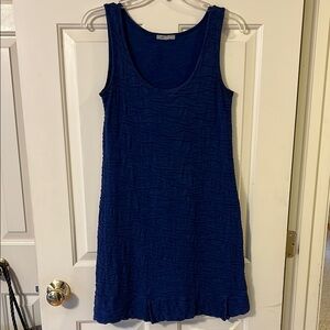 Horny Toad / Toad&Co Sleeveless Textured Blue Dress